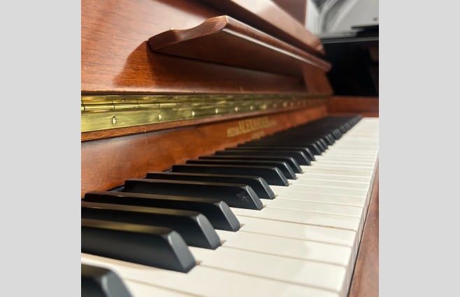 Peter Alexander & Sons Satin Mahogany Upright Piano, Used - All Inclusive Premium Package (SN:46964) - Image 8